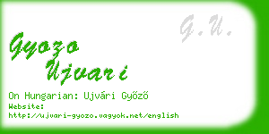 gyozo ujvari business card